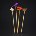 Set de 100 scobitori cu motiv de Halloween