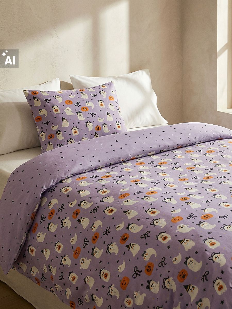 Lenjerie de pat cu motiv de Halloween